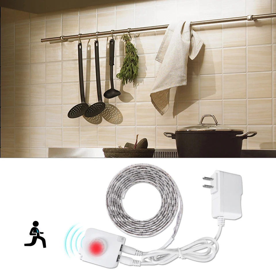 Светодиодный светильник s с датчиком движения PIR кухонный светодиодный 12