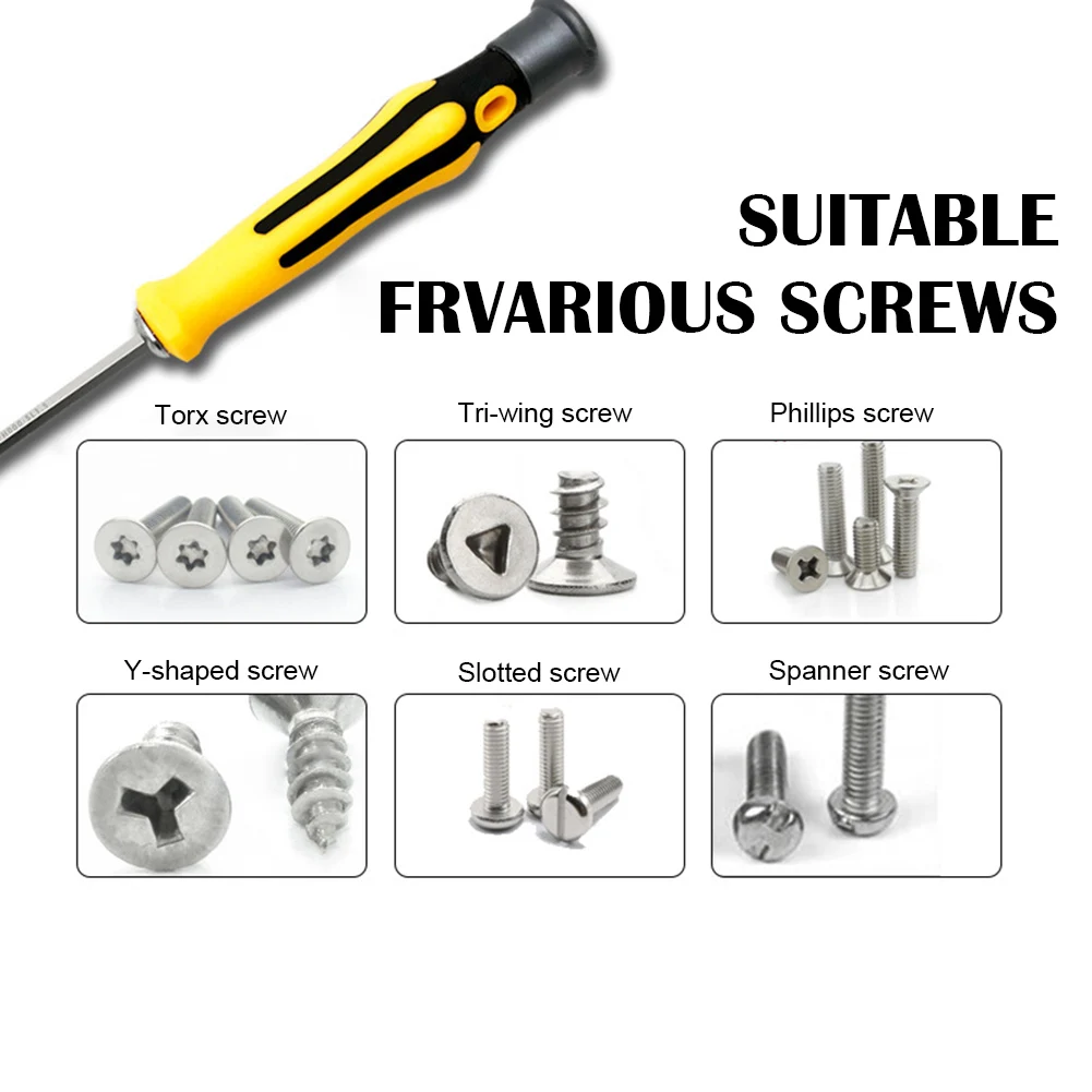 

6Pcs Double-headed hexagon Torx Head Screwdriver Bits Hand Tools Anti Slip Electric Hex Shank Magnetic Screwdriver Drill Bit