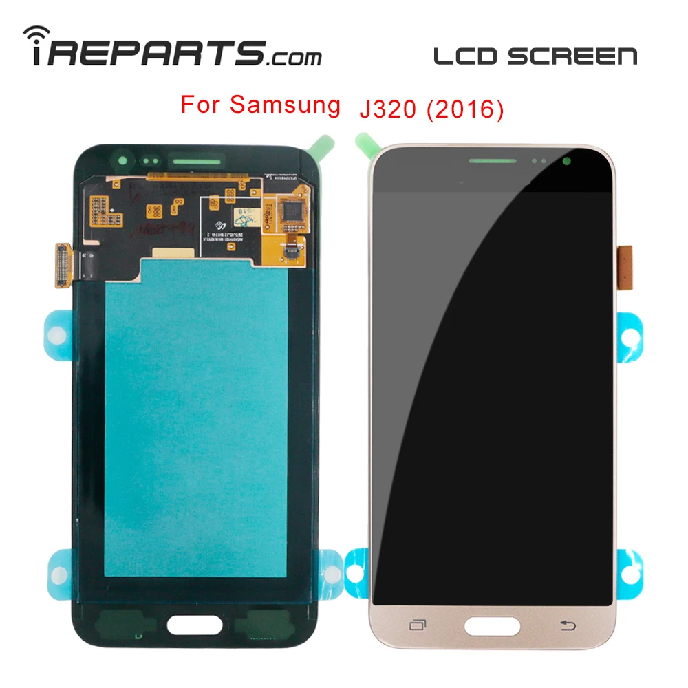 ЖК-экран IREPARTS 5 ''Pantalla для Samsung Galaxy J3 2016 J320 J320F ЖК-дисплей с сенсорным