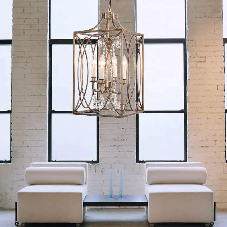 

Скандинавская светодиодная хрустальная люстра домашняя e27, потолочный декоративный подвесной светильник в марокканском стиле, винтажная л...