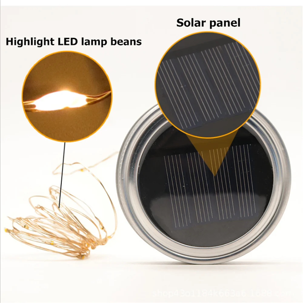 

LED solar glass decoration craft atmosphere light garden light outdoor light