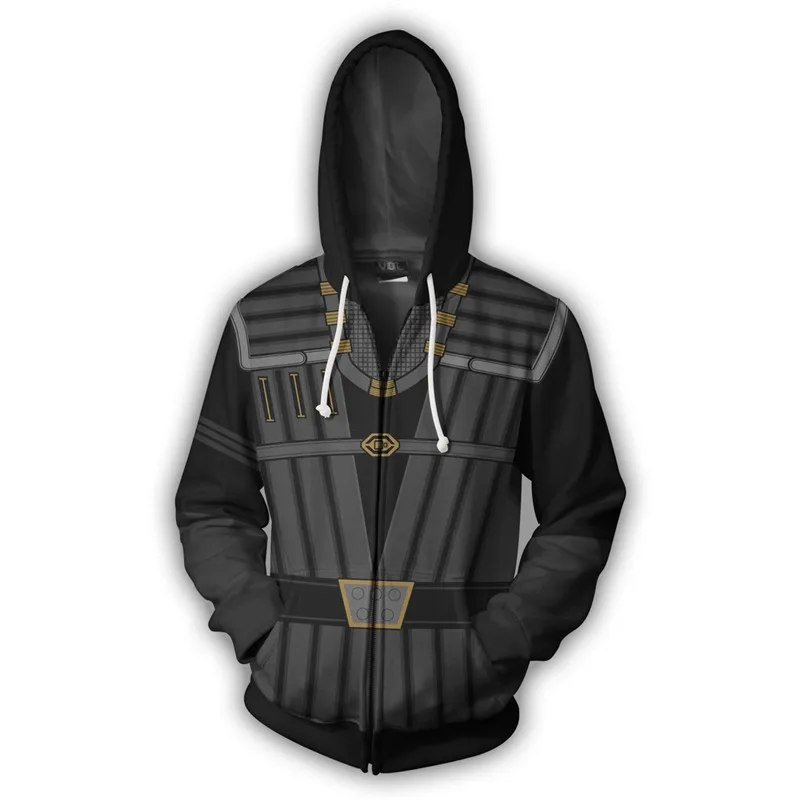 Klingon Empire костюм для косплея мужская толстовка с капюшоном Униформа уличная