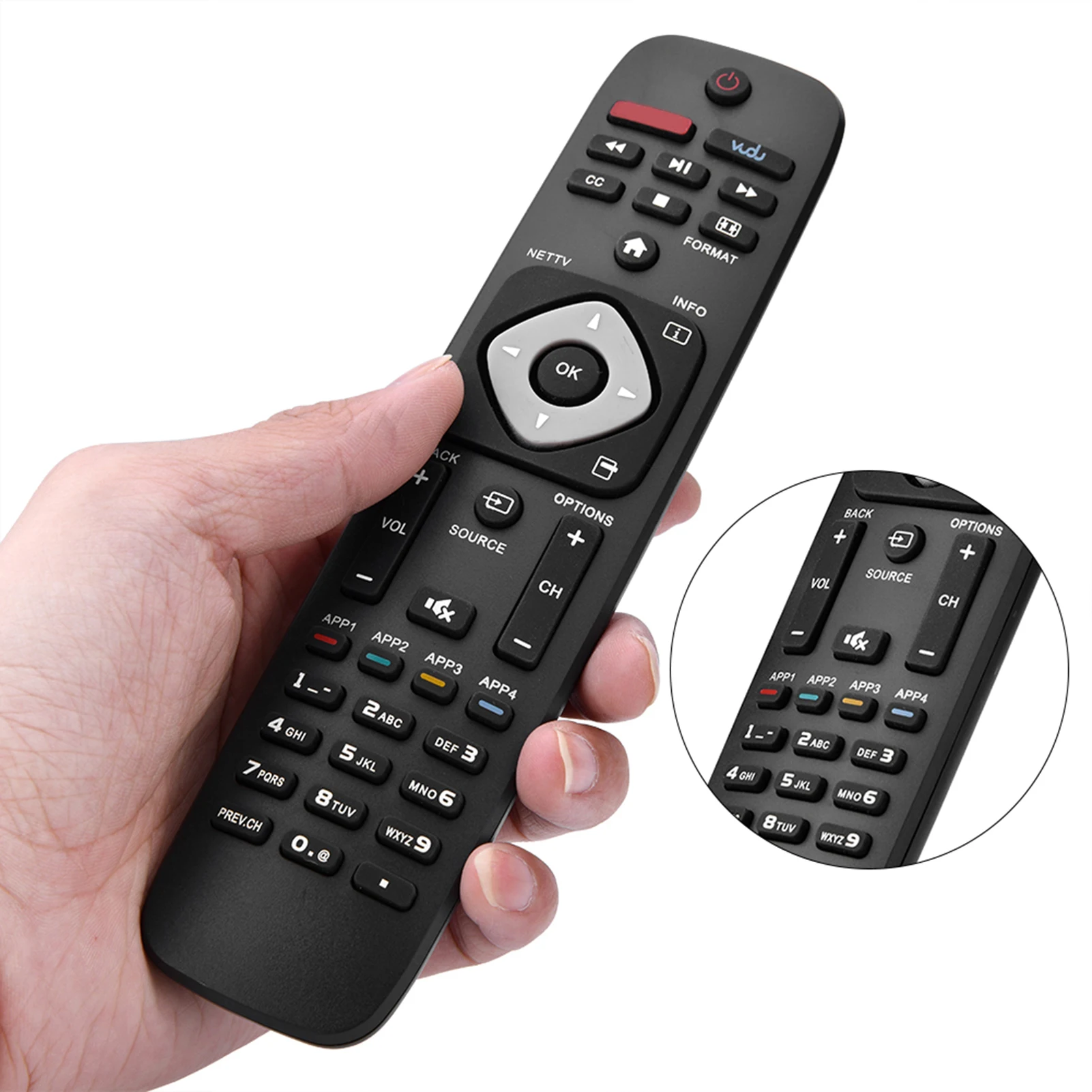Универсальный пульт дистанционного управления для Philips URMT39JHG003 YKF340 001/Blu Ray DVD плеер