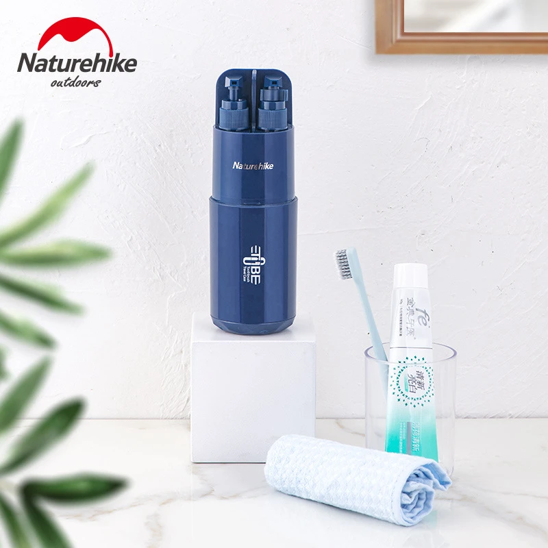 

Naturehike Outdoor Travel Multifunction Toiletry Sets Portable Toothbrush Toothpaste Towel Wash Cup Mirror For Business Trip