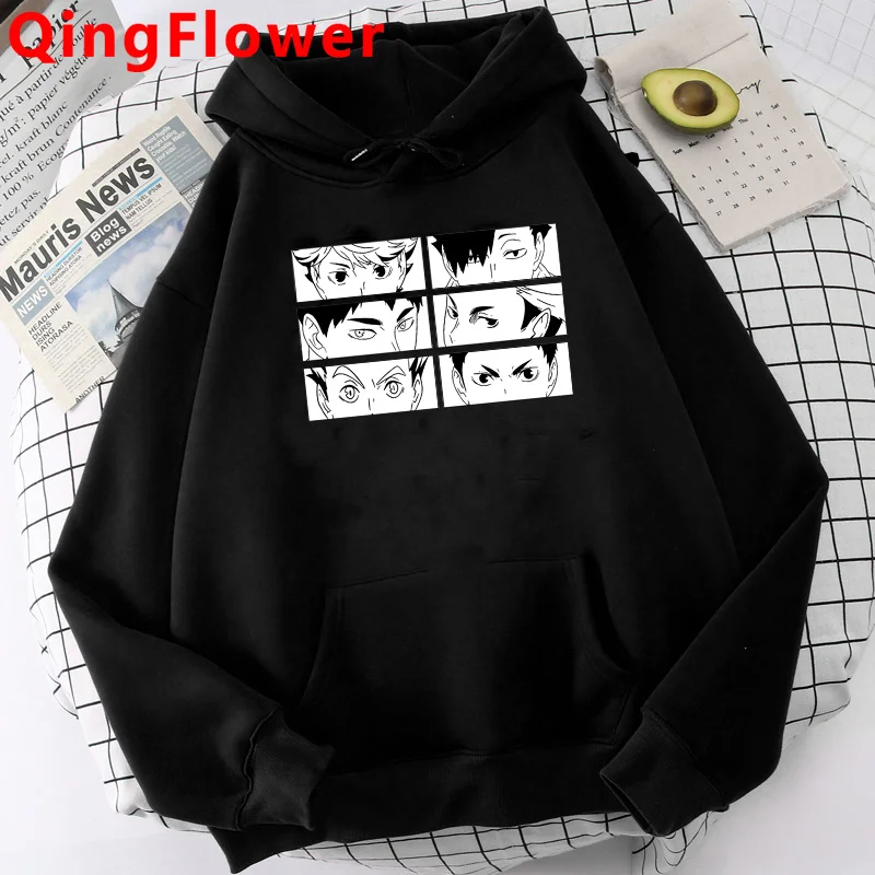 

Haikyuu Karasuno Fly High hoodies men 2021 Ulzzang anime men clothing hoddies Ulzzang