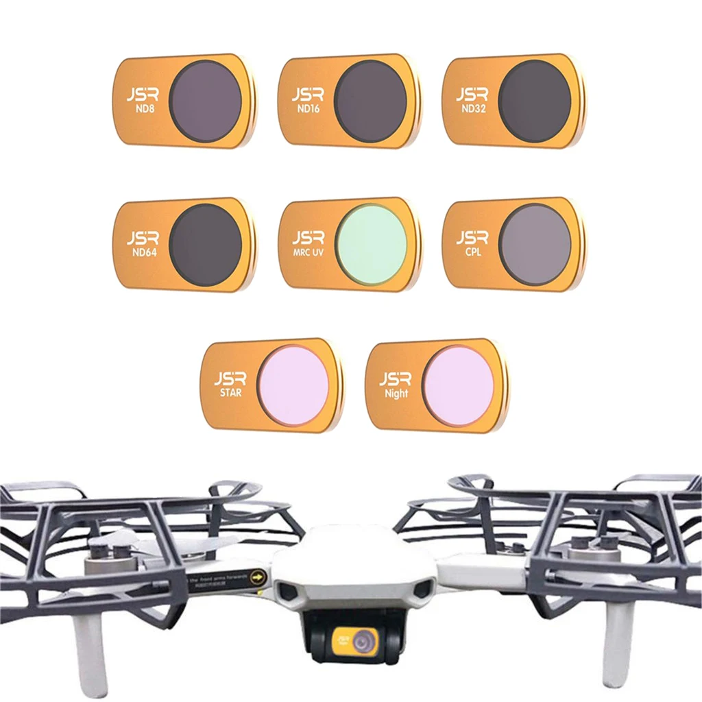 

DJI Mavic Mini CPL UV ND8 ND16 ND32 ND64 Комплект фильтров для объектива ночного видения