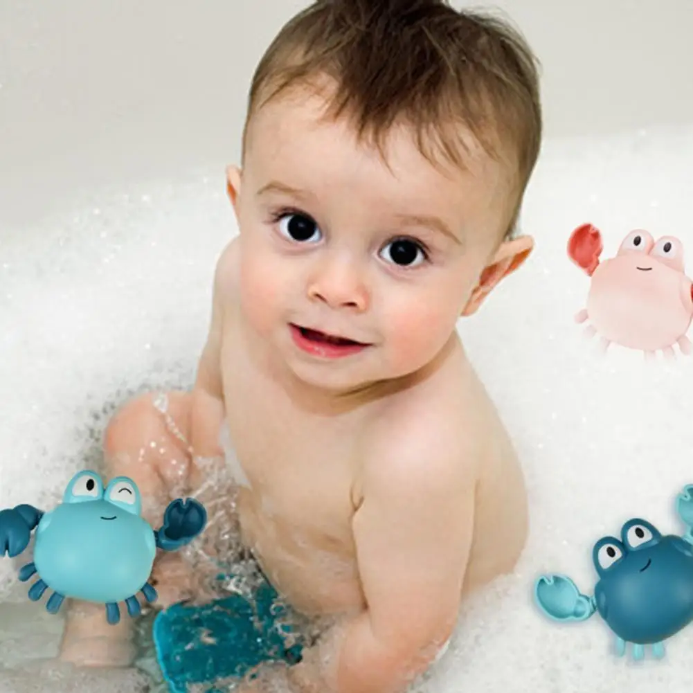 

Bathing Toy Cartoon Mini Lightweight Float Crab Swimming Toy for Baby