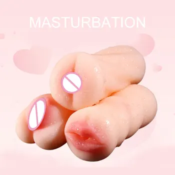 Vagin réaliste pour hommes, chatte réaliste, masturbateur de jaune d'oeuf, bouche, Chev, léchage de chatte, anal, tasse de masturbation de jaune d'oeuf, jouets sexuels pour adultes 1
