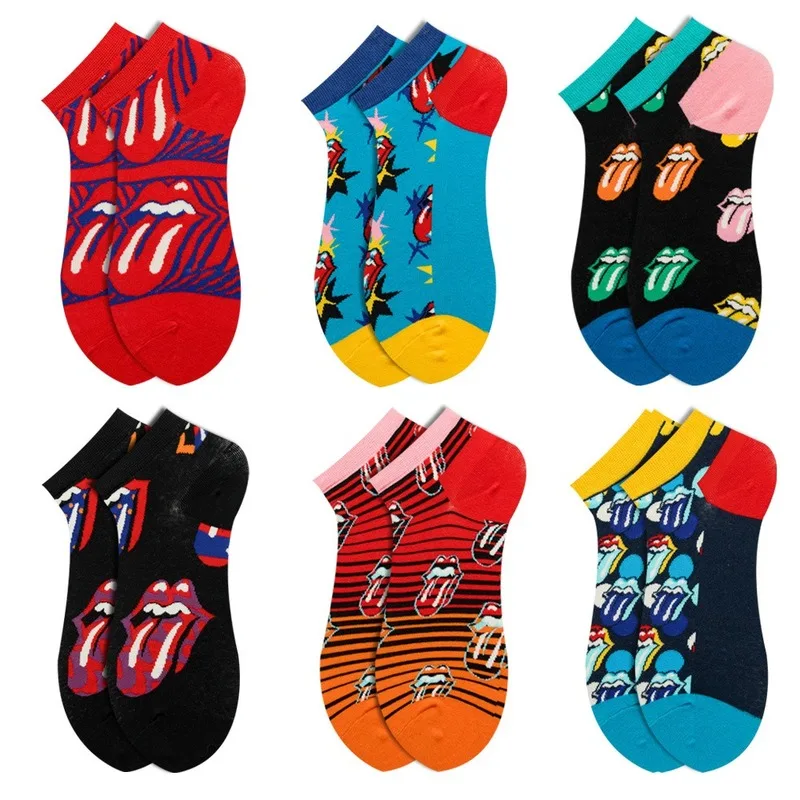 6 пар счастливых носков фруктовые продукты кавайные носки женские хлопковые
