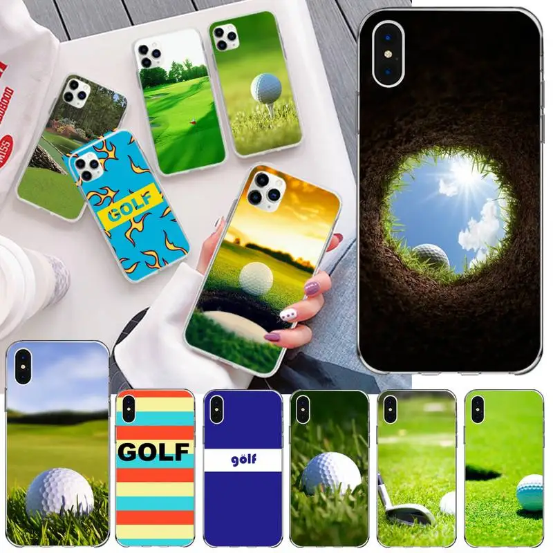 Спортивный чехол для телефона golf iphone 12 pro max 11 XS MAX 8 7 6 6S Plus X 5S SE 2020 XR|Бамперы| |