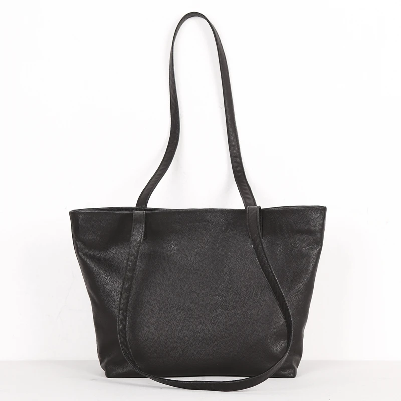 Goede Alisara Vrouwen Tote Eerste Laag Koe Lederen Hoge Kwaliteit Lady Casual Organizer Handtas Reizen Eenvoudige Handtas Schouder Pack