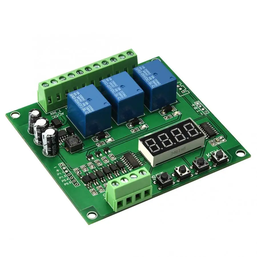 Программируемое 3 канальное реле управления модуль триггер