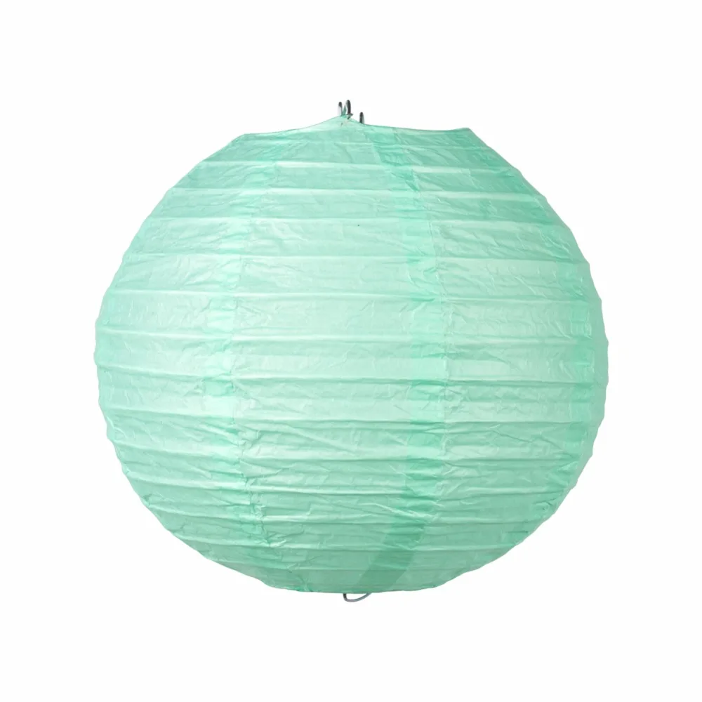 

4pcs Mint Party Decorations Wedding Birthday Baby Shower Bridal shower Favors Honeycomb Balls Pom Pom Lantern Paper Fan