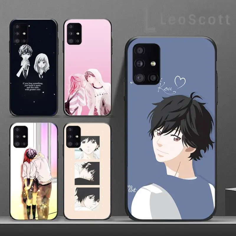 

Ao Haru Ride Love lovely Phone Case For Samsung A32 A51 A52 A71 A50 A12 A21S S10 S20 S21 Plus Fe Ultra