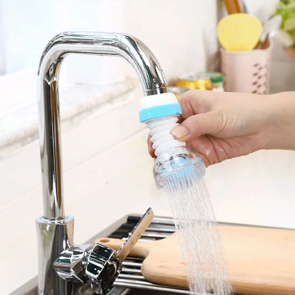 Регулируемый гибкий кухонный кран удлинитель крана экономия воды брызг на