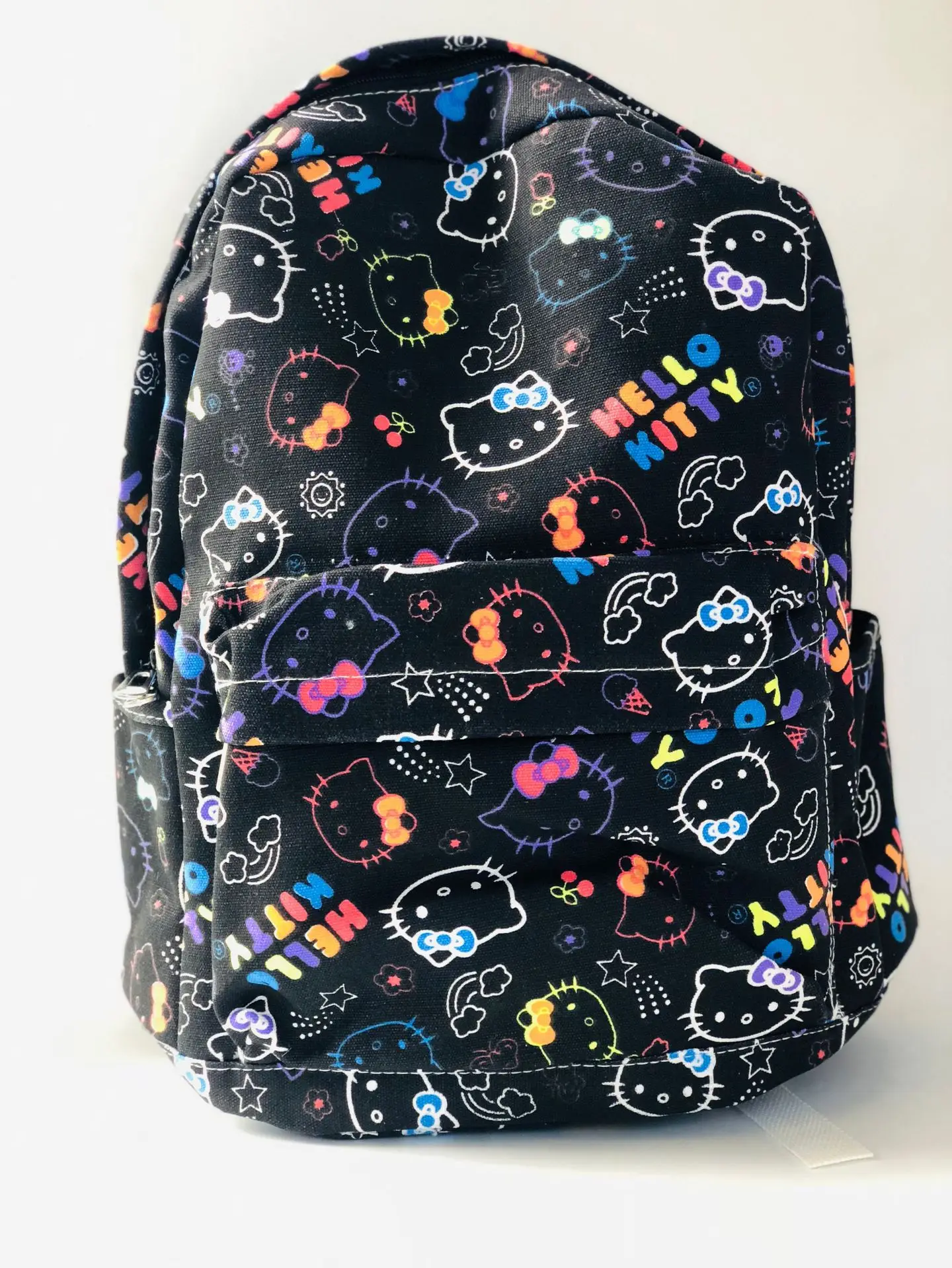HELLO KITTY, простой рюкзак с принтом, модная мультяшная школьная сумка, многофункциональная Студенческая сумка, рюкзак для путешествий для девочек - Цвет: Style 2