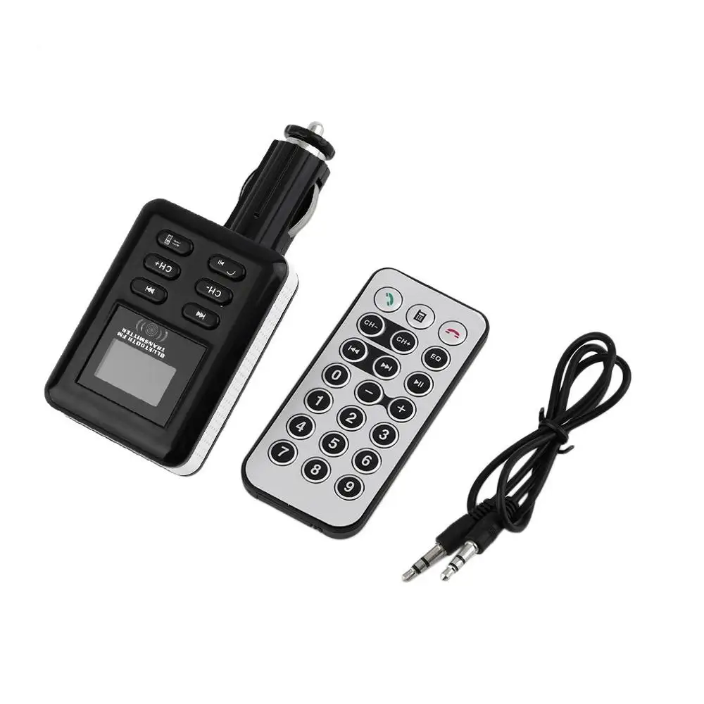 

Car FM Transmitter with Car Charger+Remote Controller +Audio Cable