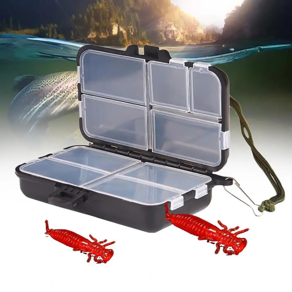 

9 Compartments Storage Case Fly Fishing Lure Spoon Hook Bait Tackle Case Box Fishing Accessories Tools 11.4x7.3x3.4cm