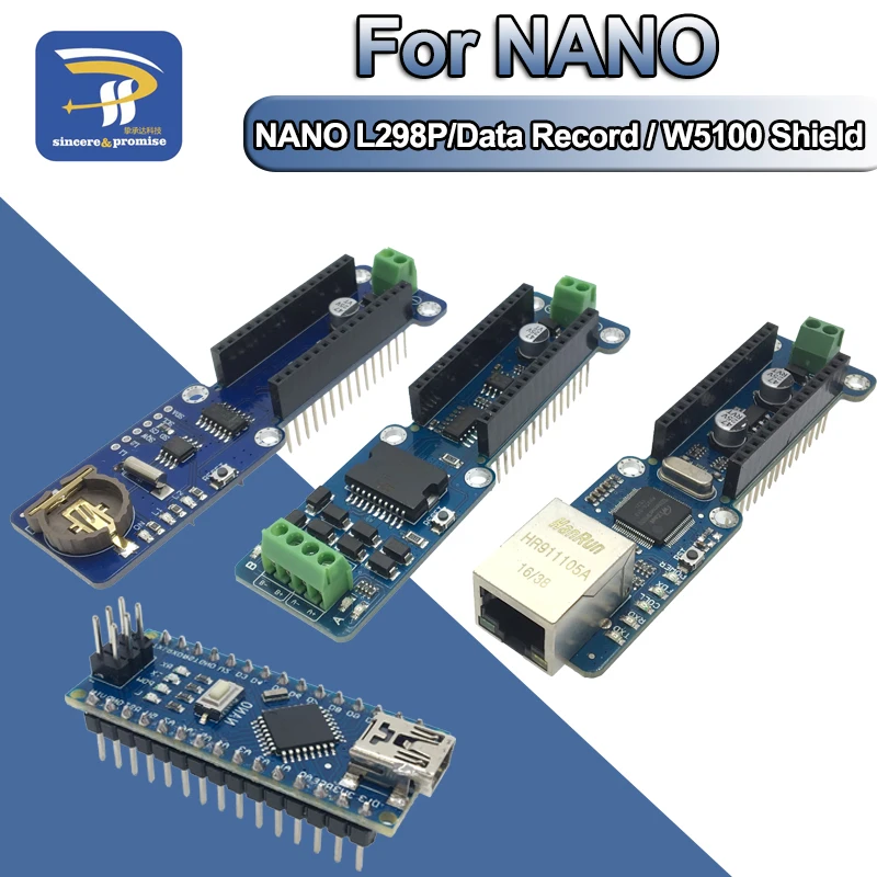 Драйвер шагового двигателя NANO 3 0 L298P 2 А постоянный ток модуль экрана W5100 Сеть Ethernet