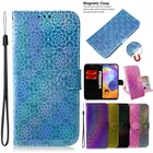 Кожаный чехол-книжка для Xiaomi Mi Redmi Note 10 10S 9 9A 9C POCO F3 X3 NFC Pro