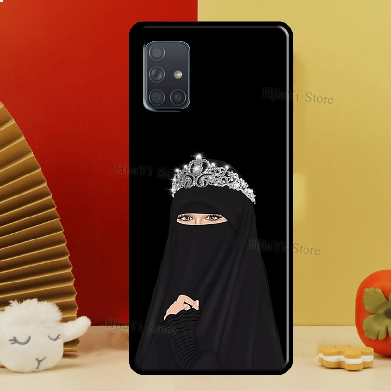 Мусульманский хиджаб чехол для Samsung A54 A34 A14 A24 A12 A22 A32 A42 A52 A51 A71 A50 A70 A13 A23 A33 A53 - купить