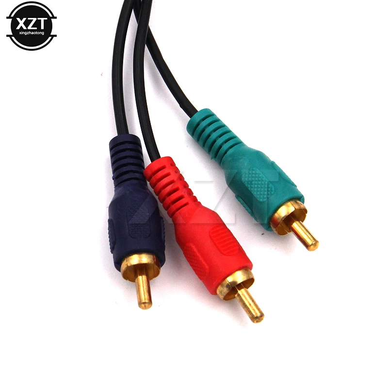 Высококачественный HDMI M штекер на 3 RCA Аудио Видео конвертер кабель компонентный AV