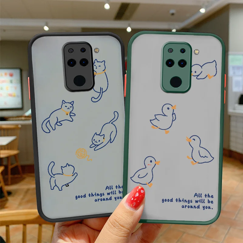 

Cute Duck Liquid Slicone Phone Cover Xiaomi Redmi Note 10 10S 9T 9 8 7 Pro Max Redmi 9A 8A 9C 8T 4G 5G Shockproof Soft Case