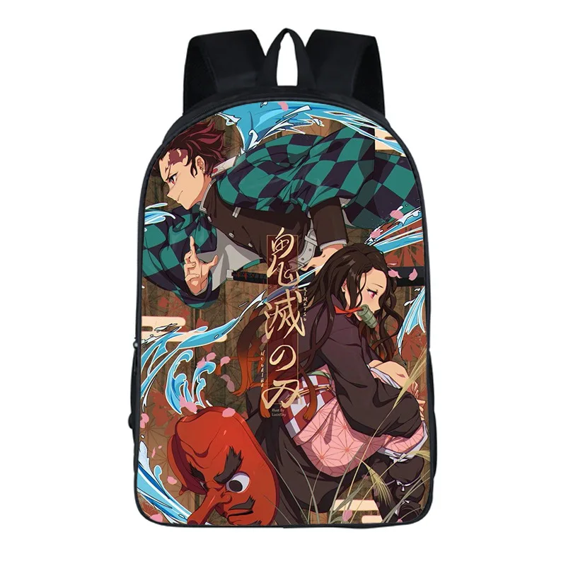 

Demon Slayer New Trend Fashion Casual Cute School Cartoon Shoulder Bag for Elementary and Middle School Students