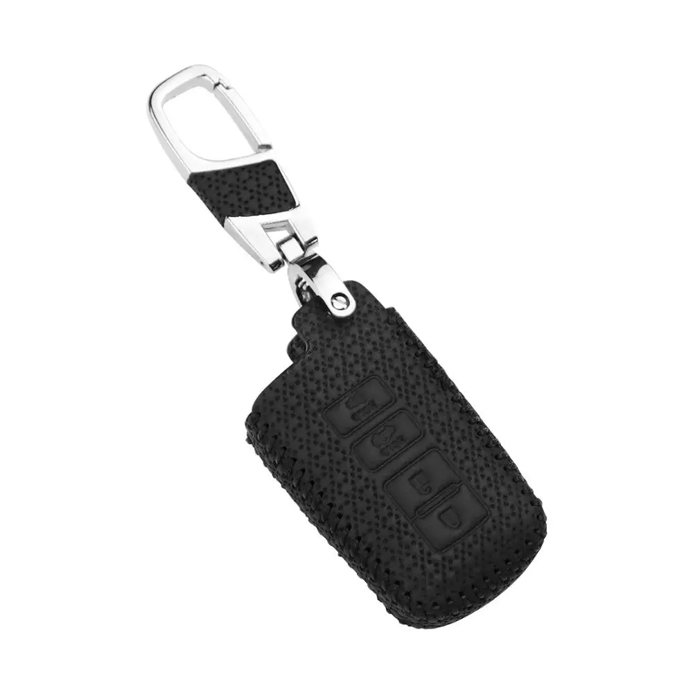 Чехол для ключей из натуральной кожи TOYOTA RAV4 Corolla (B) M36 Camry Prado Crown 2 4 кнопки