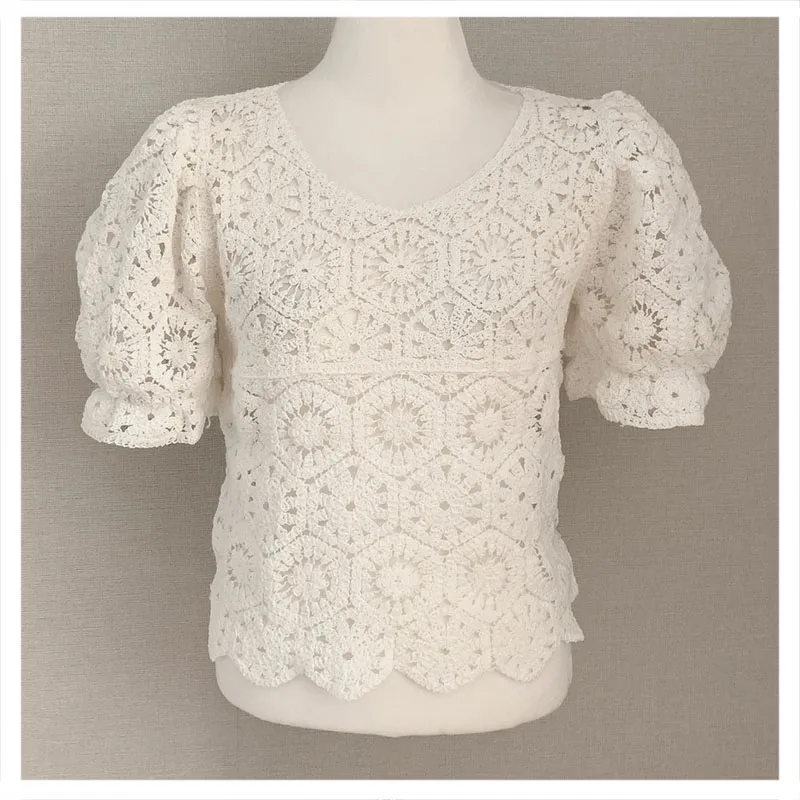 Женские летние блузки 2019 o-образным вырезом с коротким рукавом черная блузка