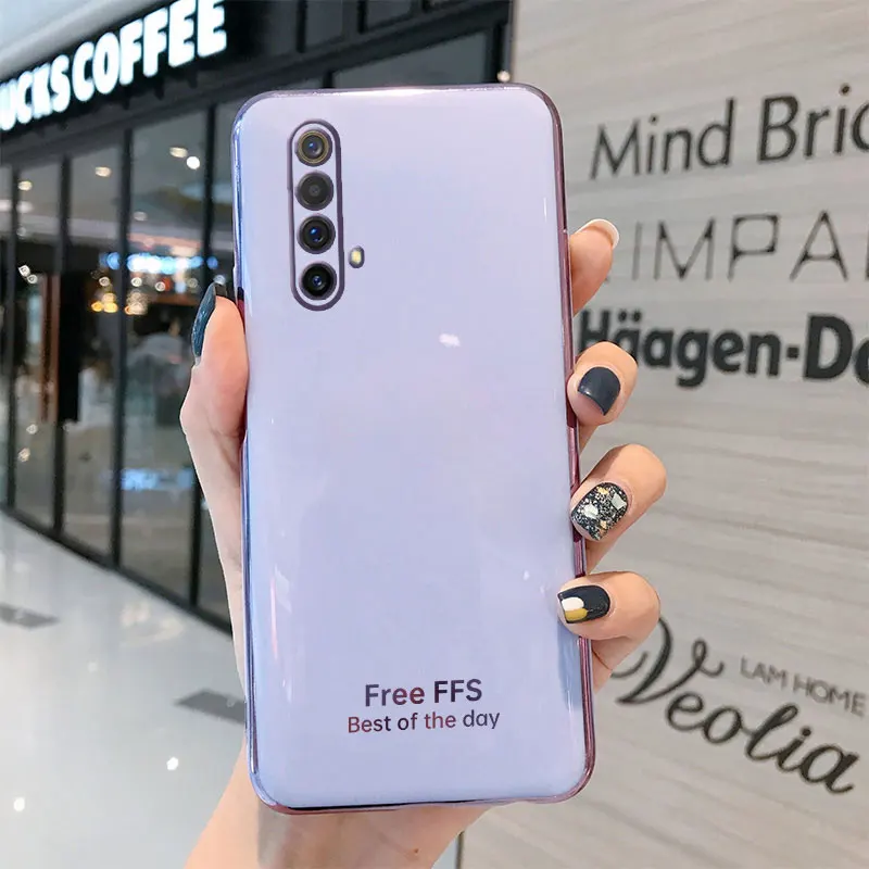 luxury silicone case for oppo realme x3 superzoom phone case for realme x3 cover shockproof holder cases realme x3 superzoom x50 free global shipping