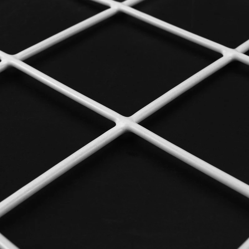 

1 Pcs Metal Mesh Grid Wall Photos Decoration & 1 Pcs 60 Cm Wall Mount Double Rod Towel Bar