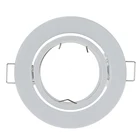 Белый Круглый GU10 поверхностный монтажный алюминиевый каркас для светодиодного светильника MR16 монтажные точечные потолочные светильники рамка