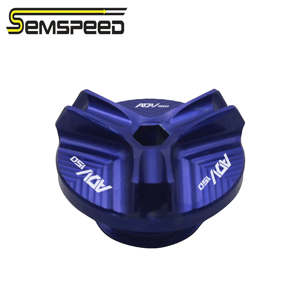 SEMSPEED 5 цветов ADV150 логотип красный мотоциклетный масляный наполнитель сливной