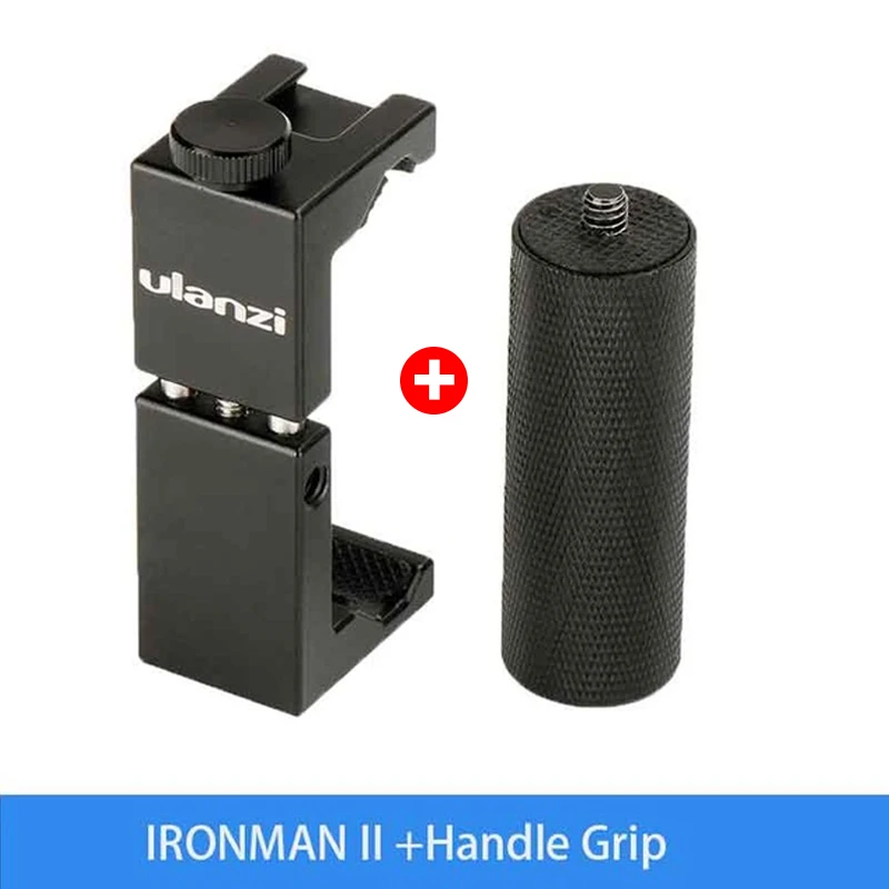 Kit 1 Ulanzi алюминиевый телефон видео Vlogging комплект карманная установка с холодным башмаком Вертикальная съемка для iPhone 6/6s/Plus/5 samsung Xiaomi - Цвет: Kit 1