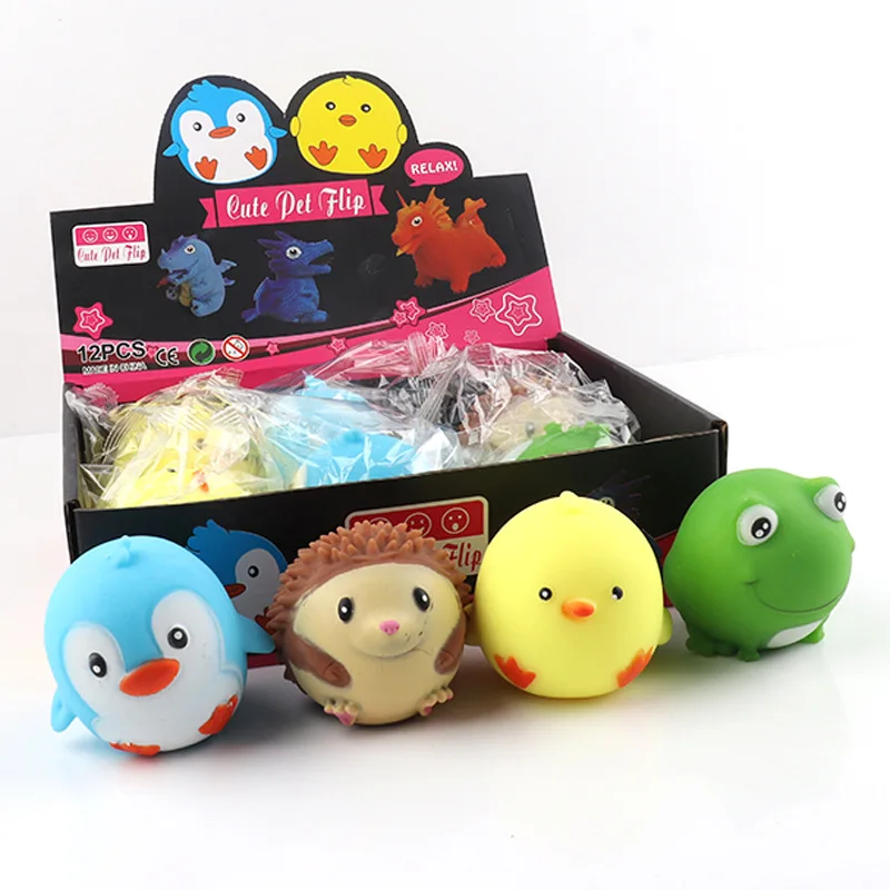 

4pcs Creative New Product Cute Pet Vent Decompression Ball Adult Stress Relief Artifact Children Tofu Pinch Toy Gift