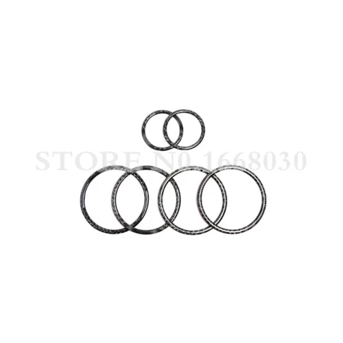 Отделка для автомобильной двери колонки из углеродного волокна 6 шт. BMW 5 серии GT F07