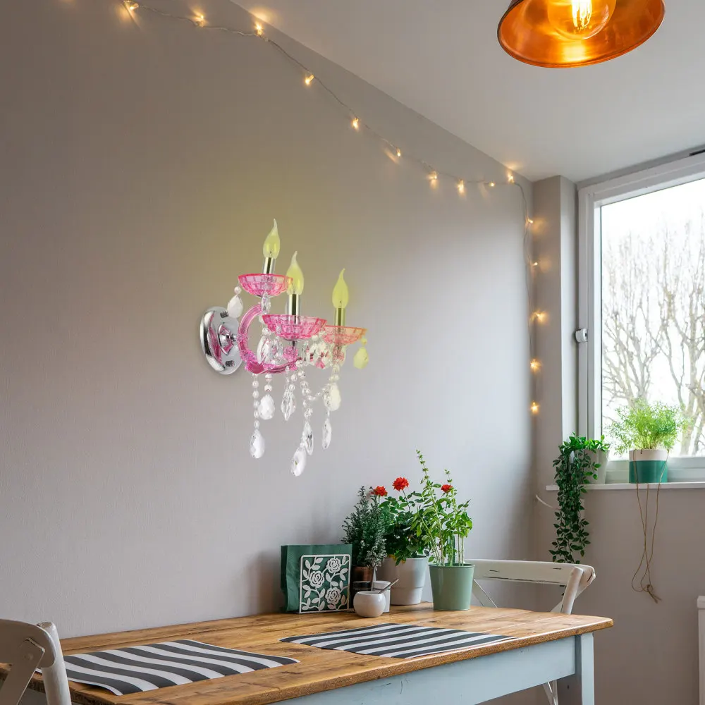 

1pc Decorative Bedside Light European Style Wall Lamp for Home Bedroom )