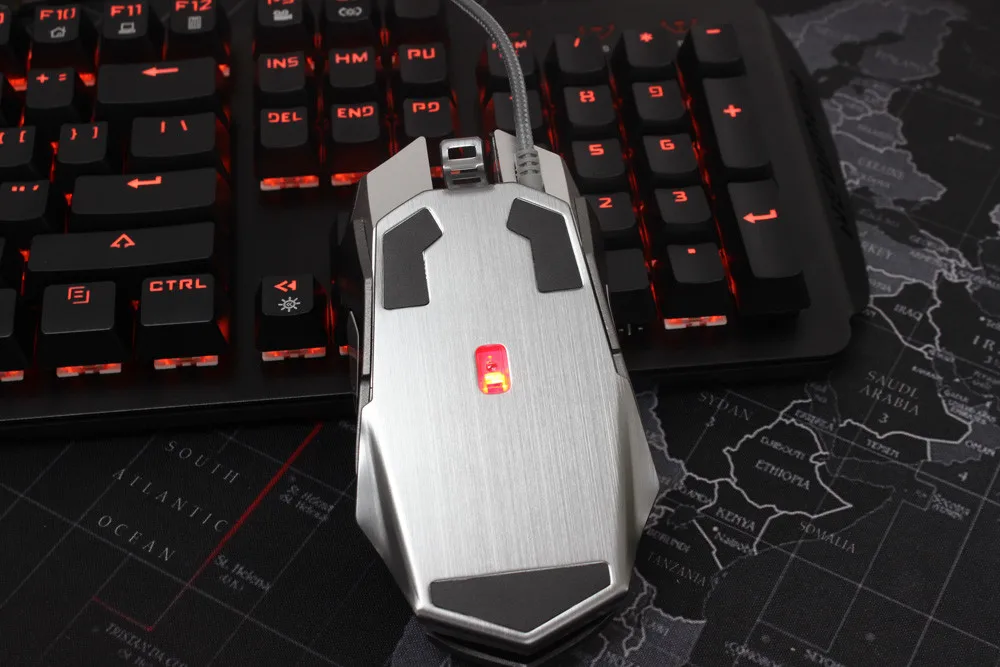 OMESHIN профессиональный Регулируемый 4000 dpi 9 кнопочный 7 цветов светодиодный usb-кабель с подсветкой профессиональная игровая мышь