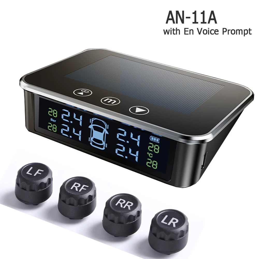 Система контроля давления в шинах беспроводная система с солнечной батареей