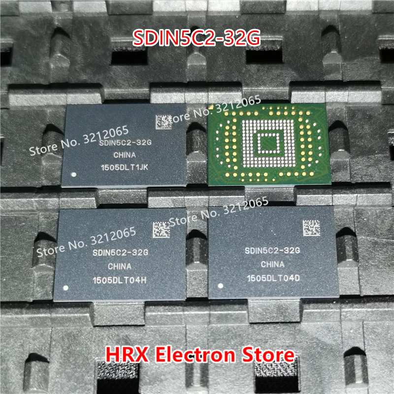 

100% New Original SDIN5C2-32G BGA EMMC SDIN5C2 32G