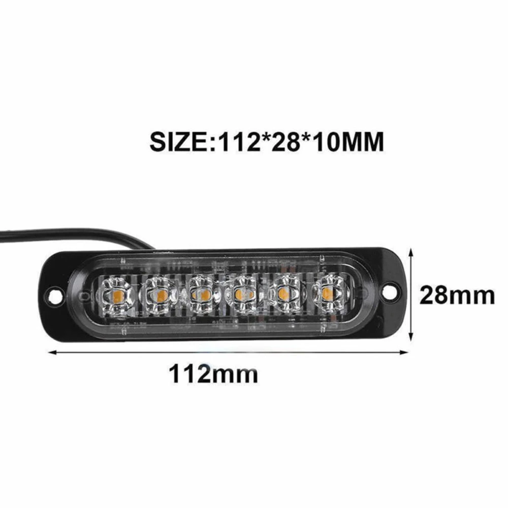 

SUV Car LED Lights Waterproof Caution Flash Strobe Hazard Lamp Luminous