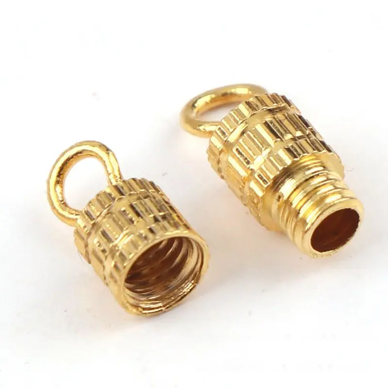 

100Pcs Screw Type Barrel Clasp Necklace Bracelet Connectors DIY Jewelry Findings