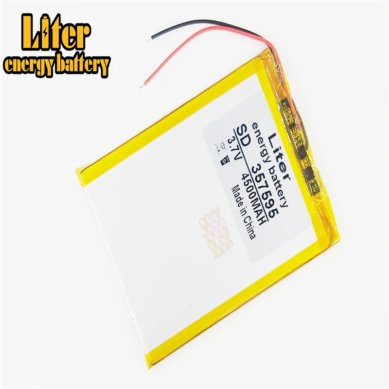 357595 3.7V 4500mah Lithium polymer Battery with Protection Board For PDA Tablet PCs Digital Products | Электроника
