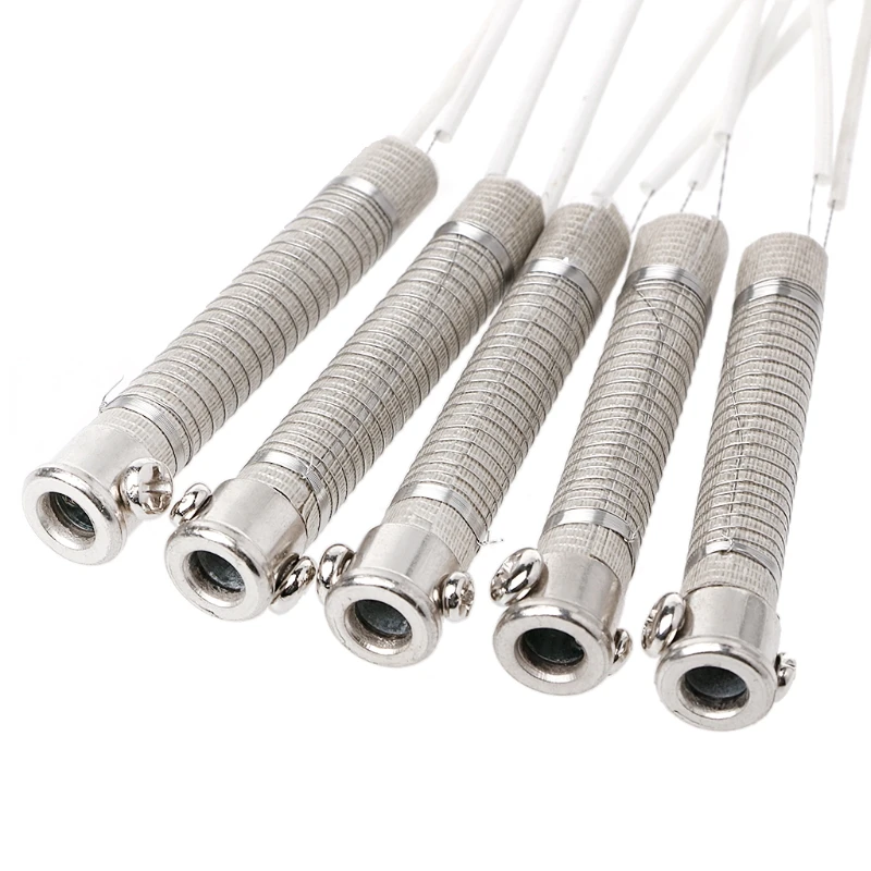 

LXAC 5PCS 220V 60W Soldering Iron Core Heating Element ReplacementWelding Tool