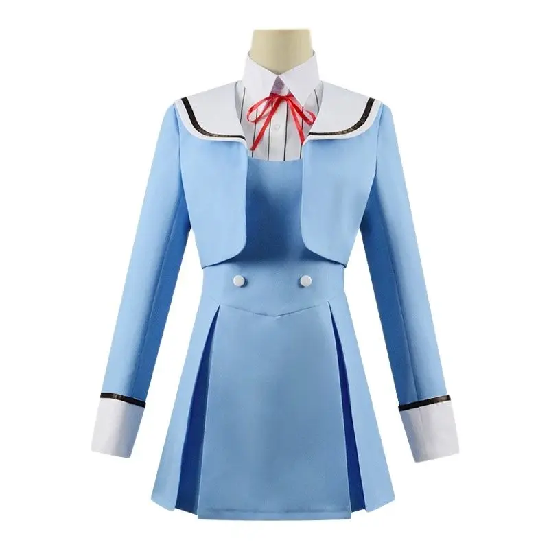 

Anime High-Rise Invasion Shinzaki Kuon Cosplay Costume Women Girl JK Sailor Uniform Halloween Suits Sets Christmas present