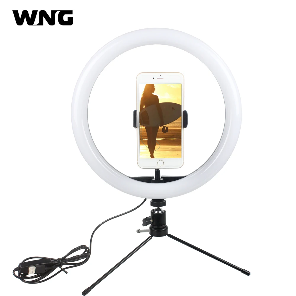 Диммируемый светодиодный кольсветильник ильник для фотосъемки 30 см 12 дюймов