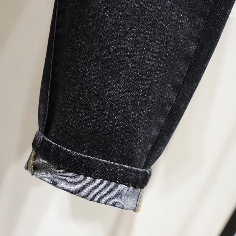 

NEW Jeans Woman High Waist Plus Size Female Loose Casual Softener Full Length autumn denim Harem Pants 5XL