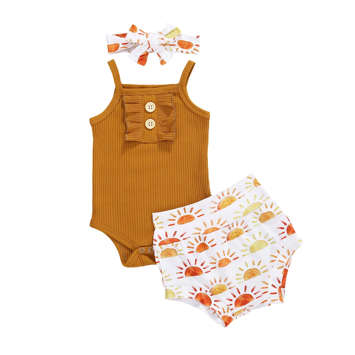 

Top Kids Girl Infant British Style Romper Jumpsuit Bodysuit Clothes Outfit Set