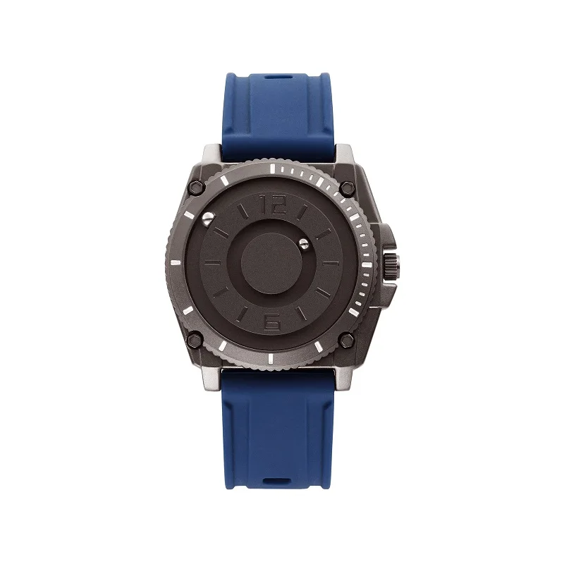 Инновационные магнитные кварцевые часы со стальным шариком без настольного